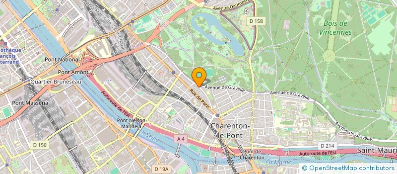 localisation de l'entreprise REDBLUE ENTHALPY à CHARENTON-LE-PONT