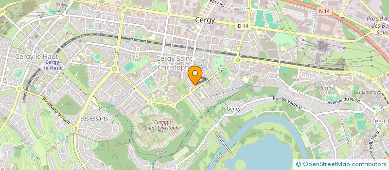 localisation de l'entreprise REDBRIDGE SECURITY  CERGY