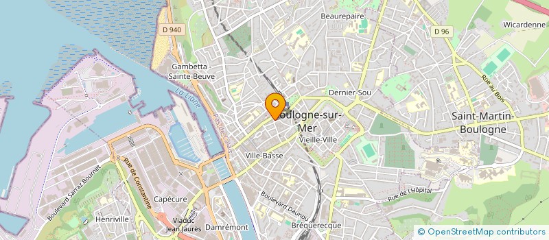 localisation de l'entreprise REDBROS  BOULOGNE-SUR-MER