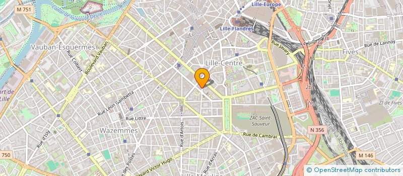 localisation de l'entreprise REDCLAY - PRESTATIONS MUSICALES ET CULTURELLES à LILLE