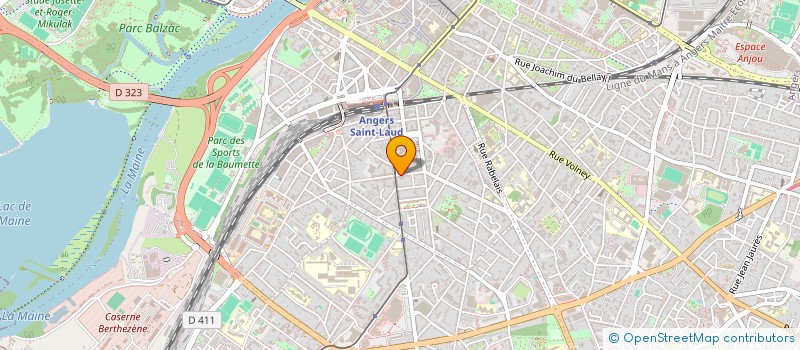localisation de l'entreprise REDD MONDAY à ANGERS