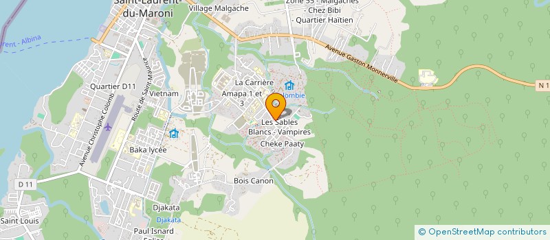localisation de l'entreprise REDEC CONCEPT à SAINT-LAURENT-DU-MARONI