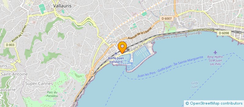 localisation de l'entreprise REDECO HOME à VALLAURIS