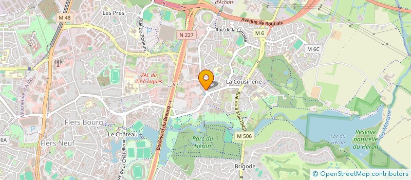 localisation de l'entreprise REDEMA à VILLENEUVE-D'ASCQ