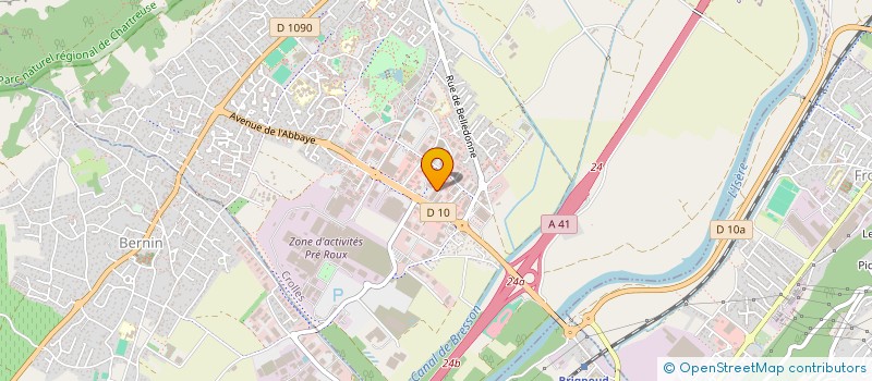 localisation de l'entreprise REDEMAR  CROLLES