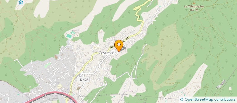 localisation de l'entreprise REDENTA à CEYRESTE