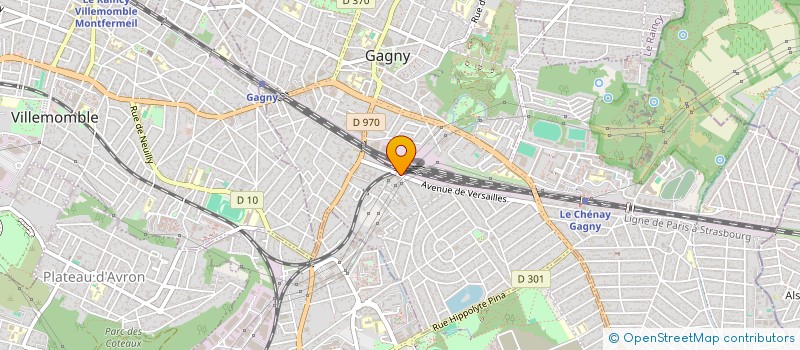 localisation de l'entreprise REDEP à GAGNY