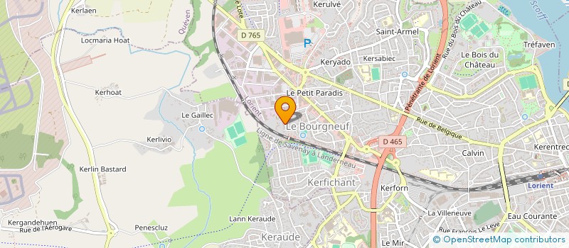 localisation de l'entreprise REDER-MOR LONGE COTE  LORIENT