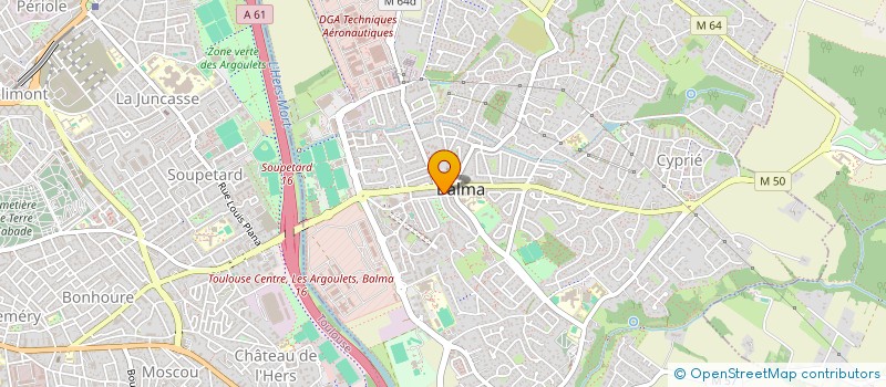 localisation de l'entreprise REDES AQUITAINE  BALMA