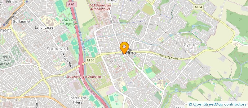 localisation de l'entreprise REDES COTE D'AZUR  BALMA