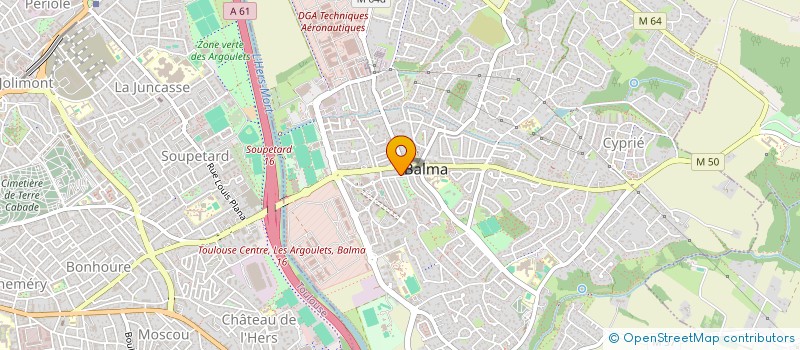 localisation de l'entreprise REDES OCCITANIE  BALMA