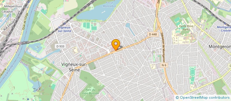 localisation de l'entreprise REDES POUR UNE ECOLE AU CHILI à VIGNEUX-SUR-SEINE