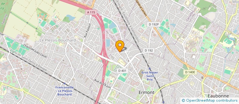 localisation de l'entreprise REDESK  ERMONT