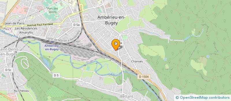 localisation de l'entreprise REDEVLUTION à AMBERIEU-EN-BUGEY