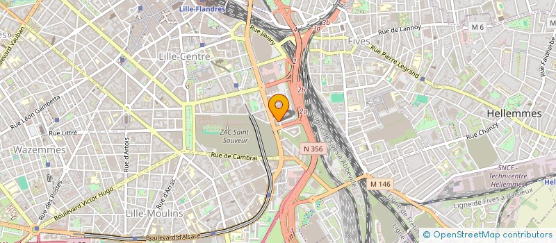 localisation de l'entreprise REDFISH à LILLE