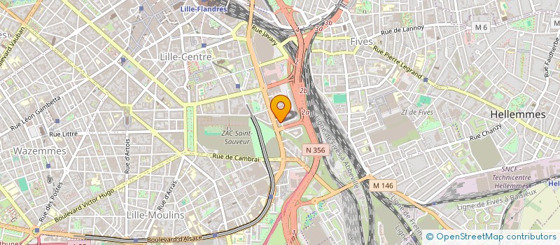 localisation de l'entreprise REDFISH IMMO à LILLE