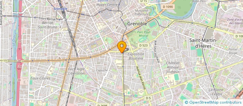 localisation de l'entreprise REDH IMMO à GRENOBLE