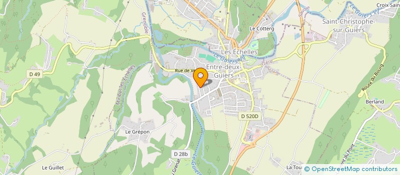 localisation de l'entreprise REDH SECURITE à ENTRE-DEUX-GUIERS