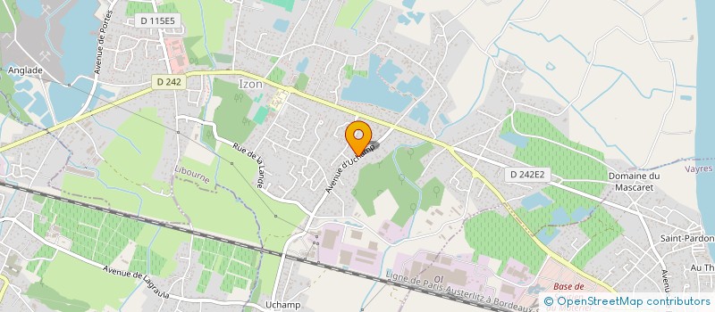 localisation de l'entreprise REDHONNY  IZON