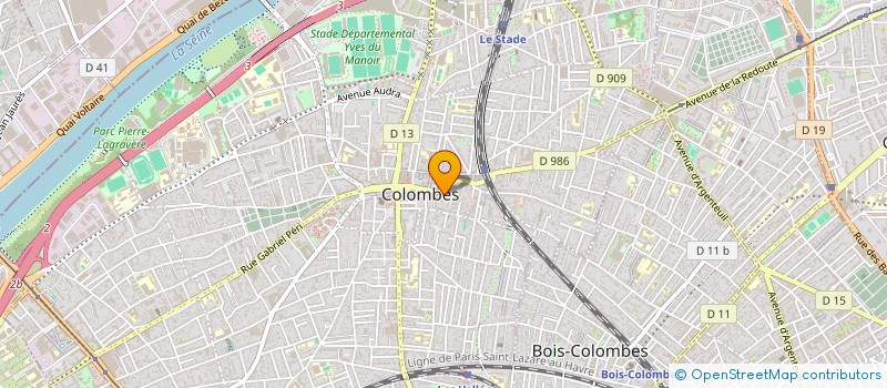 localisation de l'entreprise REDICO SARL à COLOMBES