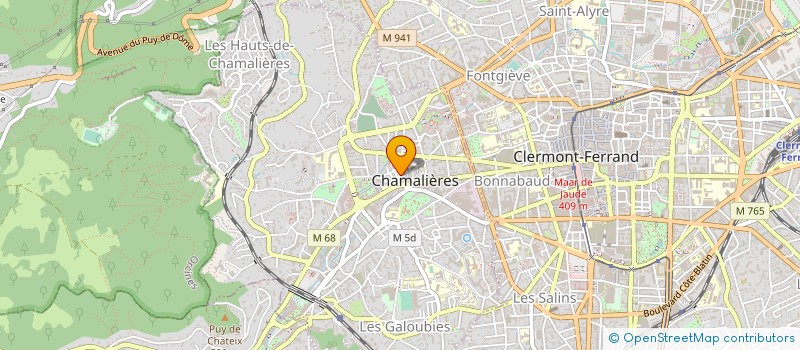 localisation de l'entreprise REDIGE à CHAMALIERES