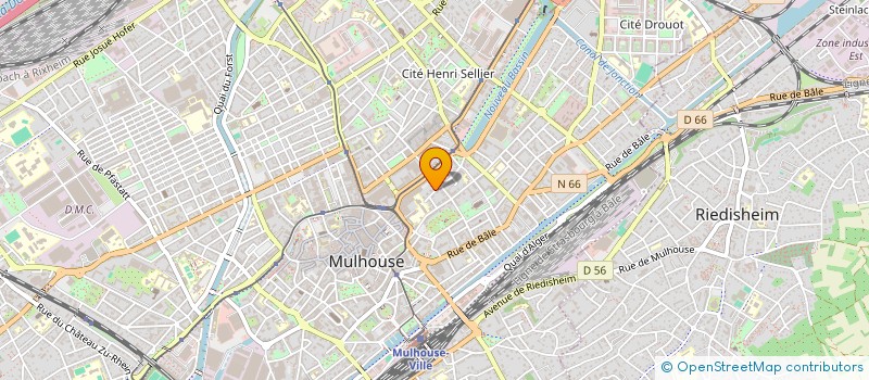 localisation de l'entreprise REDIMA à MULHOUSE