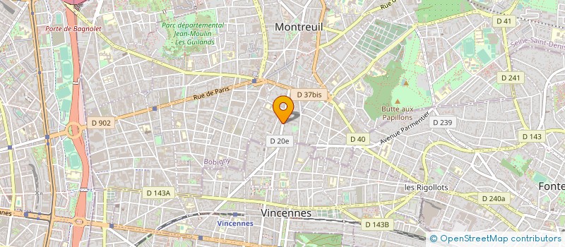 localisation de l'entreprise REDINE à MONTREUIL