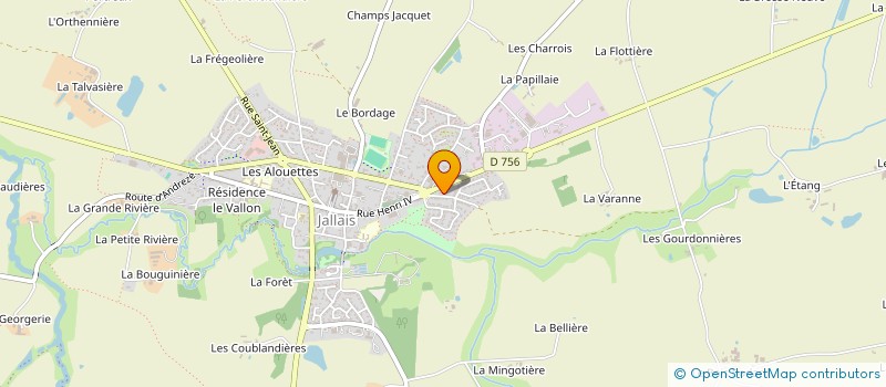 localisation de l'entreprise REDINVEST à BEAUPREAU-EN-MAUGES