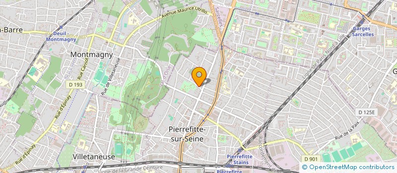 localisation de l'entreprise REDIONS TRAVAUX ET CONSEILS à PIERREFITTE-SUR-SEINE