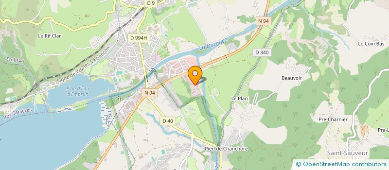 localisation de l'entreprise REDISCOVER à EMBRUN
