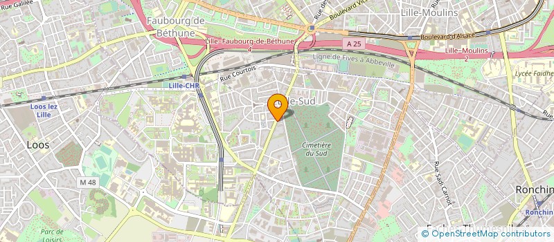 localisation de l'entreprise REDISTRIBUTION D'ENERGIE MINERALE à LILLE
