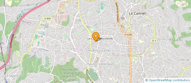 localisation de l'entreprise REDITH à CANNES
