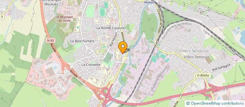 localisation de l'entreprise REDITUS à CHARLEVILLE-MEZIERES