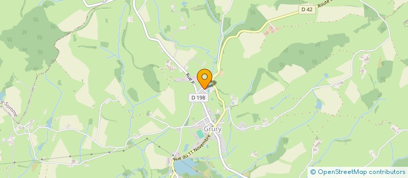 localisation de l'entreprise REDIVA-BE  GRURY