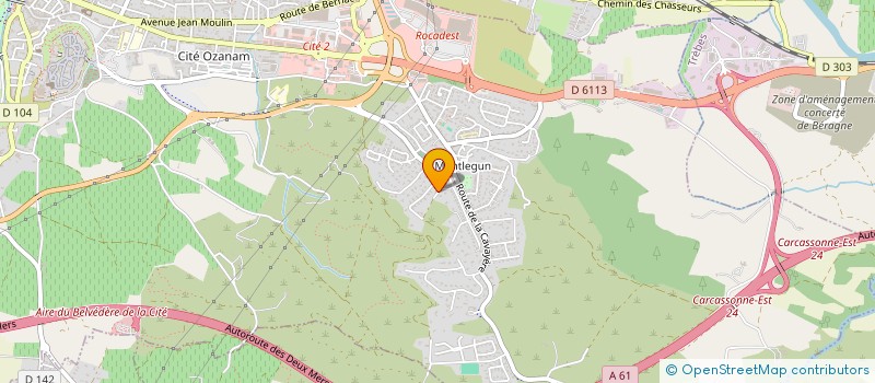 localisation de l'entreprise REDIVIUS BTP  CARCASSONNE