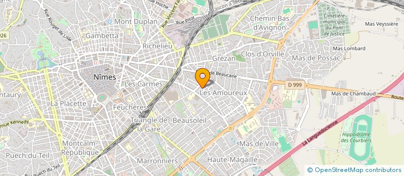 localisation de l'entreprise REDLAND BETON SUD à NIMES