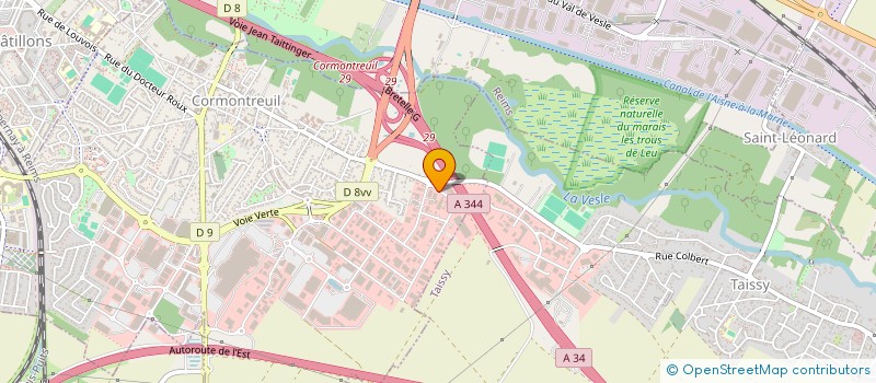 localisation de l'entreprise REDLAND FECAMP ST LEONARD 2  CORMONTREUIL