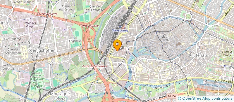 localisation de l'entreprise REDLIGHT à STRASBOURG