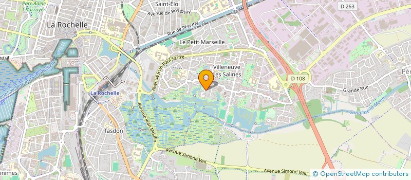 localisation de l'entreprise REDLIGHT  LA ROCHELLE