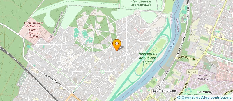 localisation de l'entreprise REDLINE à MAISONS-LAFFITTE