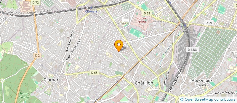 localisation de l'entreprise REDLINE PRODUCTION  CHATILLON