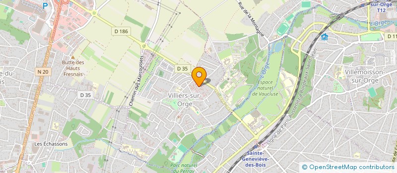 localisation de l'entreprise REDLINK  VILLIERS-SUR-ORGE