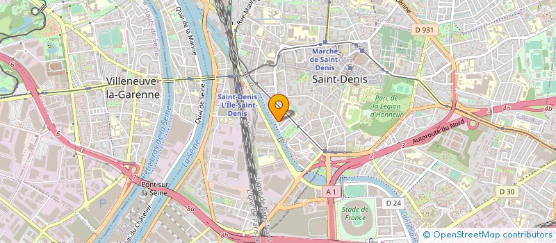 localisation de l'entreprise REDLOC FRANCE  SAINT-DENIS