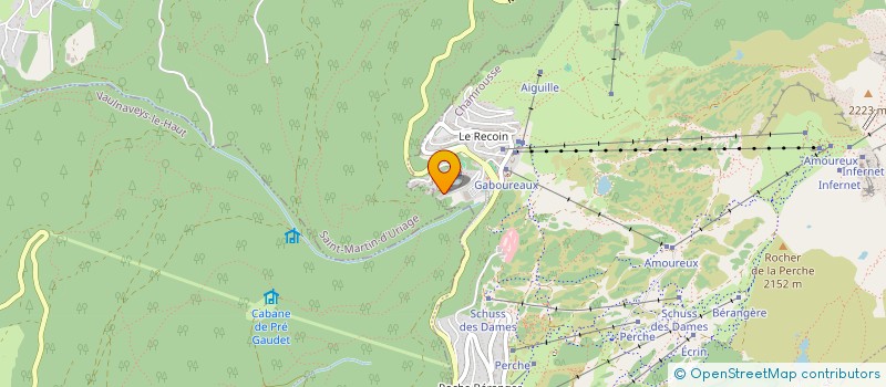 localisation de l'entreprise REDLODGE CHAMROUSSE  CHAMROUSSE