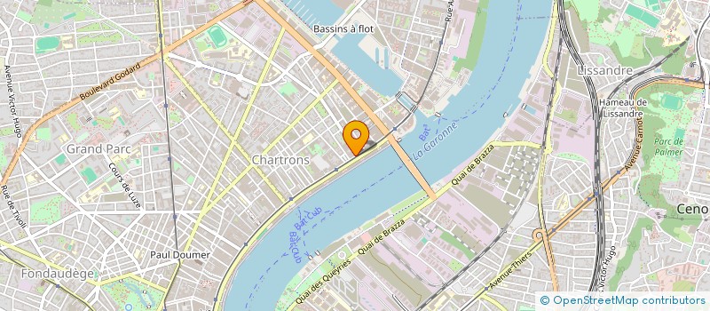 localisation de l'entreprise REDMAN HOTELLERIE SUD OUEST  BORDEAUX