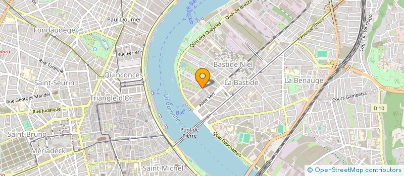 localisation de l'entreprise REDNA  BORDEAUX