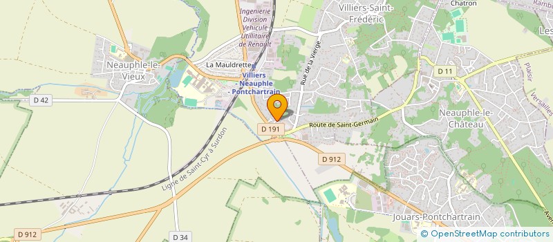 localisation de l'entreprise REDOLAT INVEST  VILLIERS-SAINT-FREDERIC