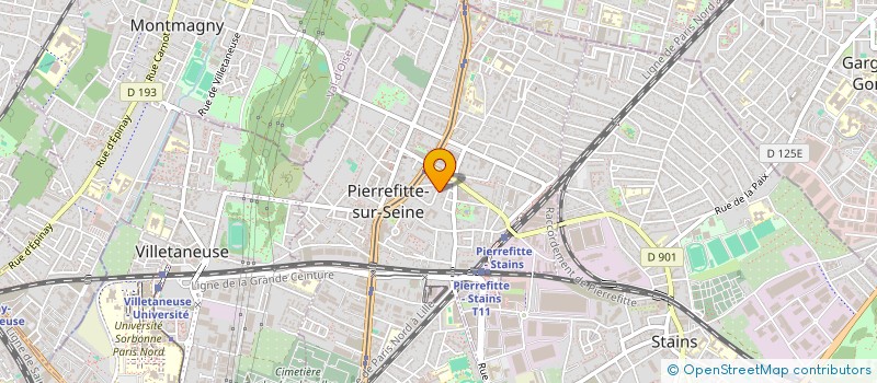 localisation de l'entreprise REDOLAT PLOMBERIE à PIERREFITTE-SUR-SEINE