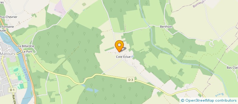 localisation de l'entreprise REDON CLEMENT BOIS DE CHAUFFAGE  BONNEUIL-MATOURS