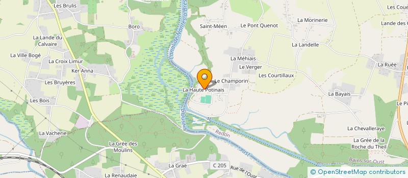 localisation de l'entreprise REDON ESPACES VERTS à SAINTE-MARIE
